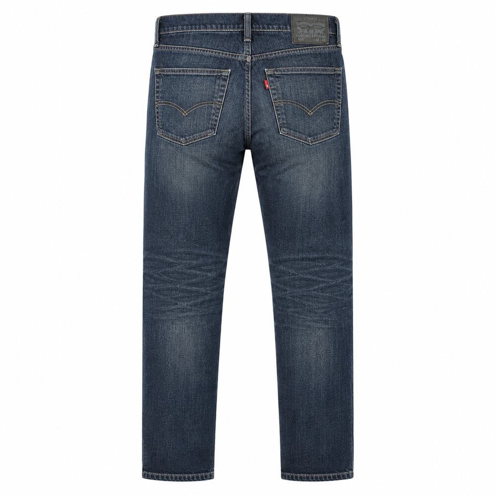 Levi's 511 Slim Fit Jeans Mens 32x32 Dark Indigo Off Track Wash Blank Red Tab